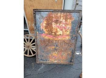 Antique Mobil Oil Hand Painted Sign