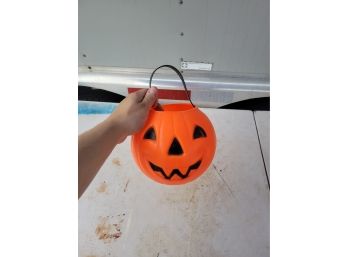 Pumpkin Halloween Container