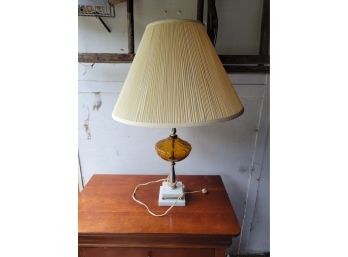 Vintage Marble Base Lamp