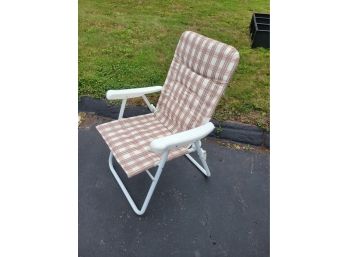 Folding Patio Chair - Brown