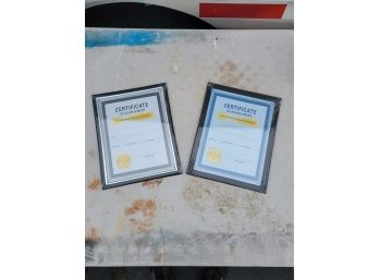 Certificates Of Achievement