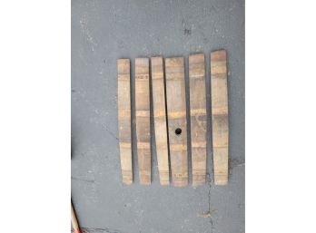Whiskey Barrel Wooden Staves