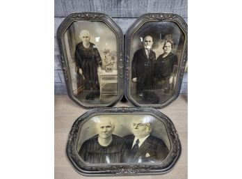 Antique Bubble Glass Family Photos