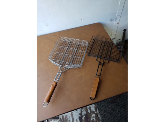 Lot Of 2 Grill Baskets