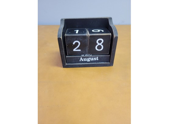 Wooden Desk Calendar Blocks