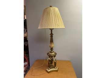Large Antique Metal Lamp