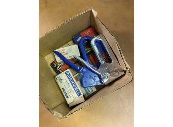 Lot Of 2 Staplers And Staples