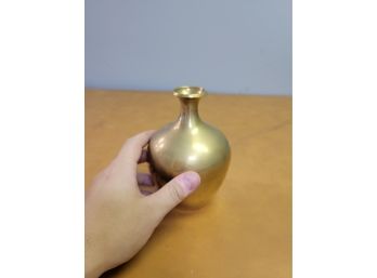 Vtg Brass Vase
