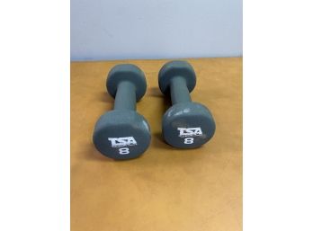 2 8lb Weights