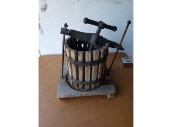 Antique Fruit Press (needs Work)