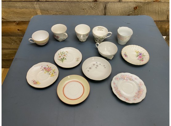 Vintage Tea Cups And Plates