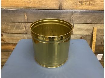 Vtg Brass Bucketplanter