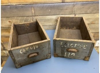 Antique Wood Drawers