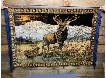Vintage Deer Tapestry