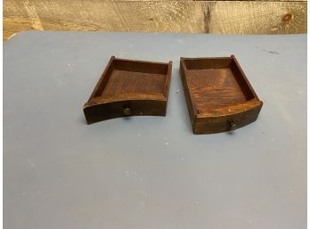 Vtg Wooden Drawer Pieces