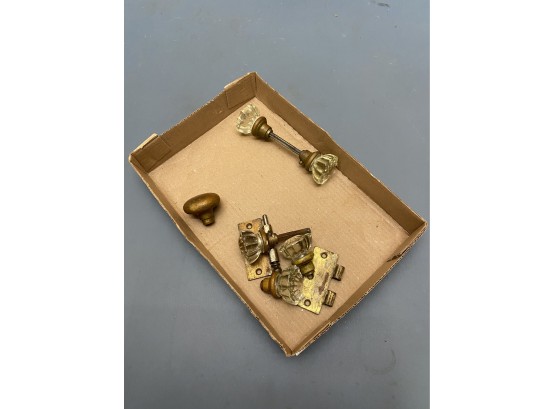 Antique Brass Doorknob Lot