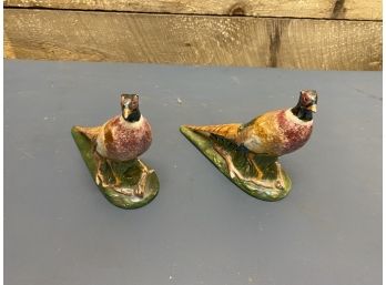 Vintage Pair Of Ceramic Birds