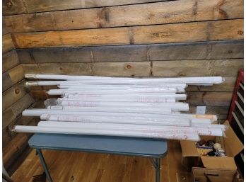 Large Lot Of New Vinyl Shades Blinds Various Sizes