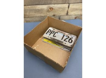 Large Lot Of License Plates