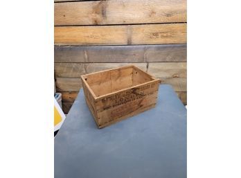 Vtg Whiskey Wood Crate