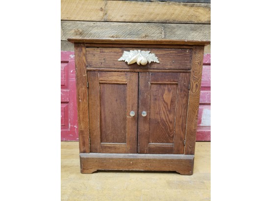 Wooden Side Cabinet With Pear Drawer Handle