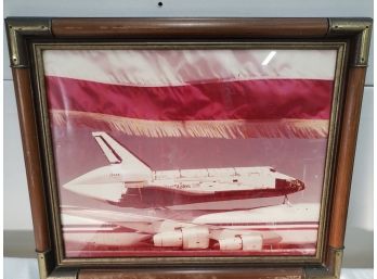 Frame With Space Shuttle Pic