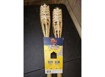 2 Tiki Torches New