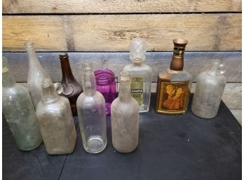 Box Of Misc Bottles