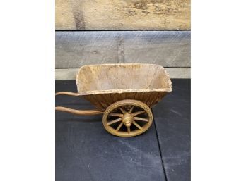 Wooden Wheelbarrow Planter /PC