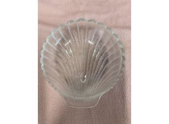Sea Shelled Shaped Glass Dish