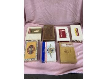 Lot Of Misc Brand Empty Cigar Boxes