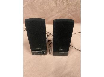 Two Computer Speakers