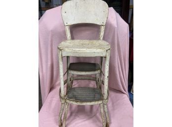 Vintage Costco Step Stool Chair