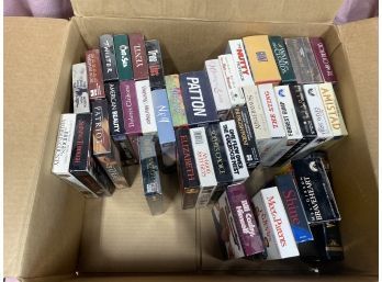 Large Lot Of Misc Vhs Tapes ( Dixie Box )