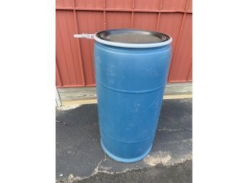 Large Outdoor Plastic Storage Barrell