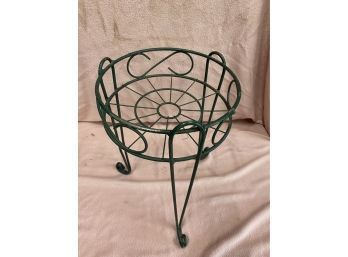 Iron Green Stand Up Flower Base Holder