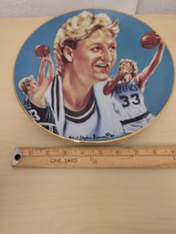 Larry Bird Collectible Signed And Numbered Plate