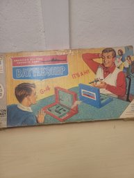 Vintage Battleship Game With Box