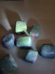 Lot Of 7 Stones - Ruby Fuschsite