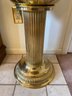 Vintage Brass Planter & Pedestal
