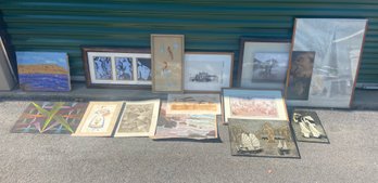 Lot Of 15 Pieces Of Artwork