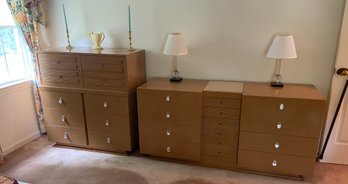 Rare Mid Century Modern Paine Furniture Bedroom Set