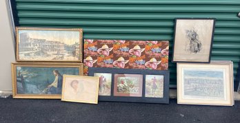 Lot Of 10 Pieces Of Artwork