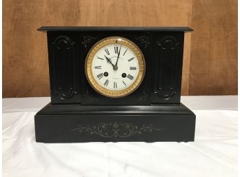 Antique Tilden & Thurber Providence, RI Slate Mantel Clock
