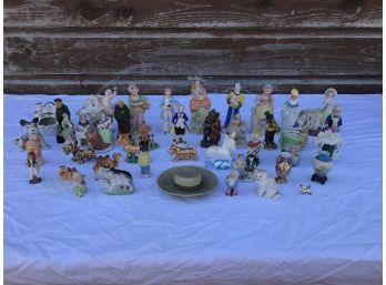 40 Miniatures Japan  Occupied Japan Porcelain Figurines & More