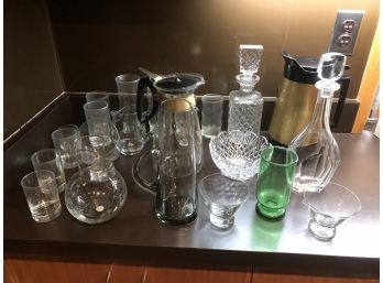 23 Pieces Of Glass & Barware