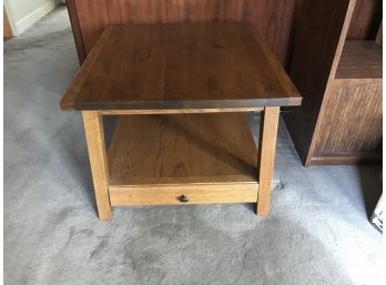 Conant Ball Mid Century End Table With Drawer