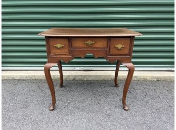 Antique English Oak Lowboy Side Table