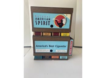 American Spirit Cigarettes  Advertising Store Display Rack & Packs