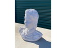 Vintage Chalkware Plaster Bust Sculpture Of Michael Jackson